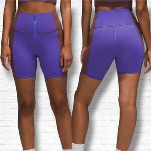 Lululemon Hike to Swim Purple, Brown Short 6 Size S